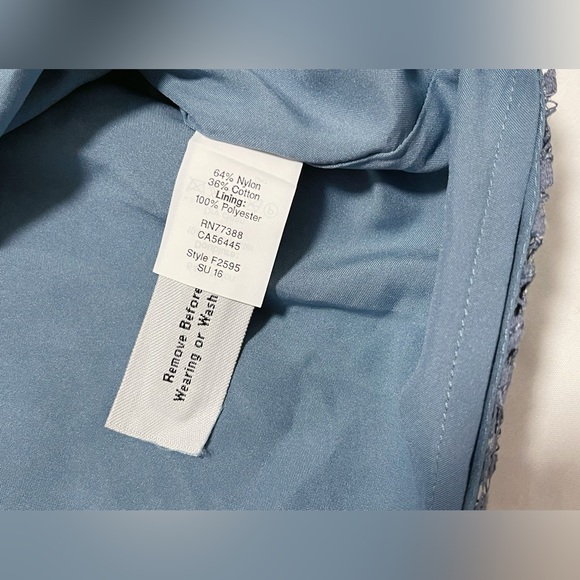 NWOT Madewell Lace Flutter Sleeve Mini Dress - Picture 14 of 15